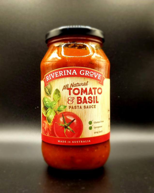 Riverina Grove Tomato & Basil Pasta Sauce – Kawungan Quality Meats