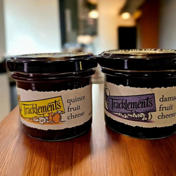 Tracklements quince paste and damson fruit cheese