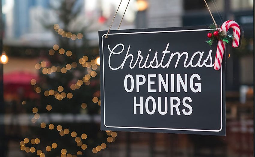 Christmas Trading Hours