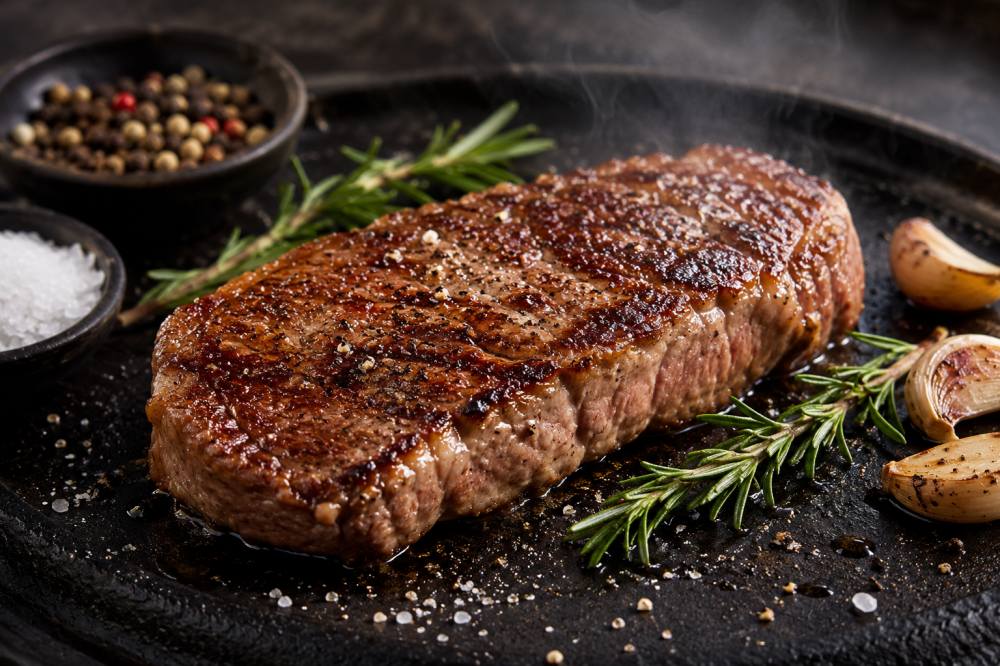 Cooking steak
